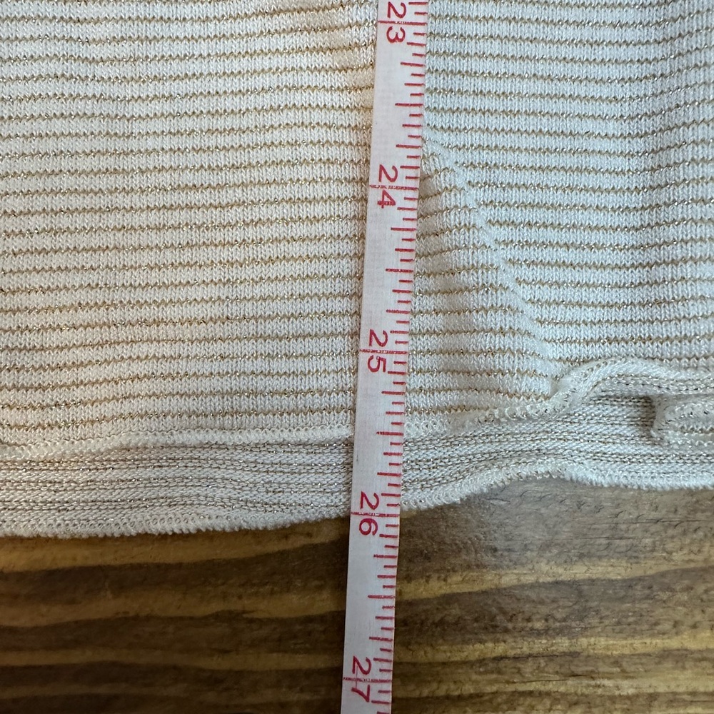 Miracle body by Miraclesuit Gold Stripe Tank Top Size M - Picture 8 of 8
